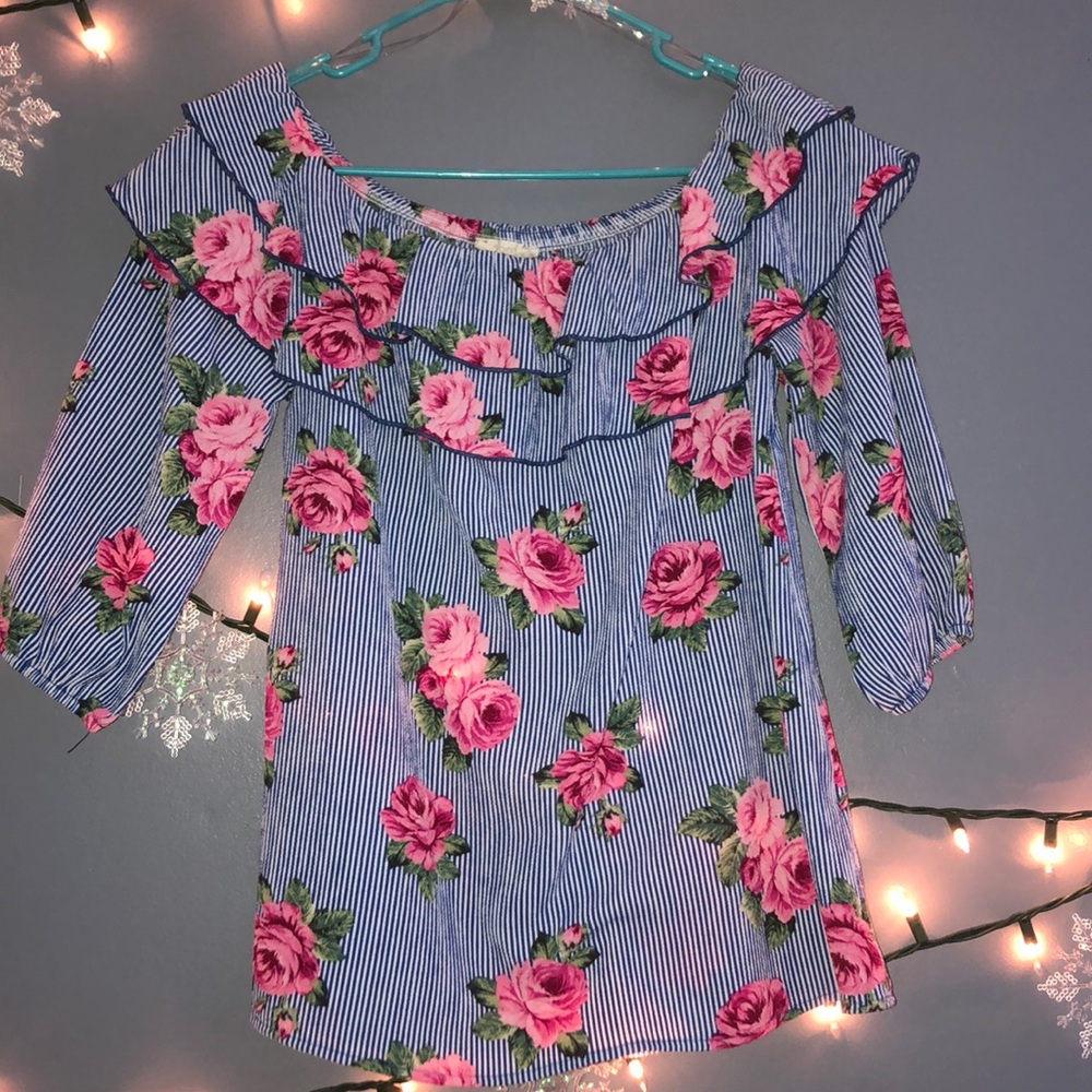 off the shoulder blouse